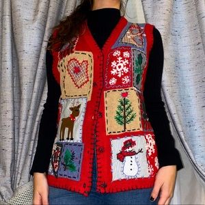 Vintage Christmas Vest